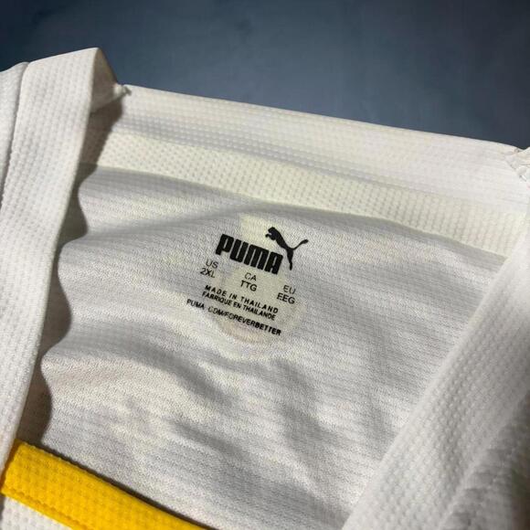 Puma Ghana Black Star Soccer Jersey White XXL FIFA Football Kit 2022 Africa - Picture 5 of 7